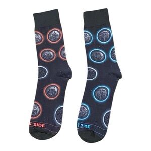 Star Wars Oreo special edition crew socks, both the Dark Side and Light Side.